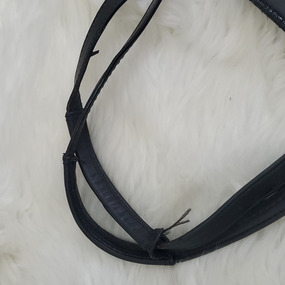 Coach Taylor Leather Tote Black Purse Bag F 25941 zip top - Picture 8 of 13